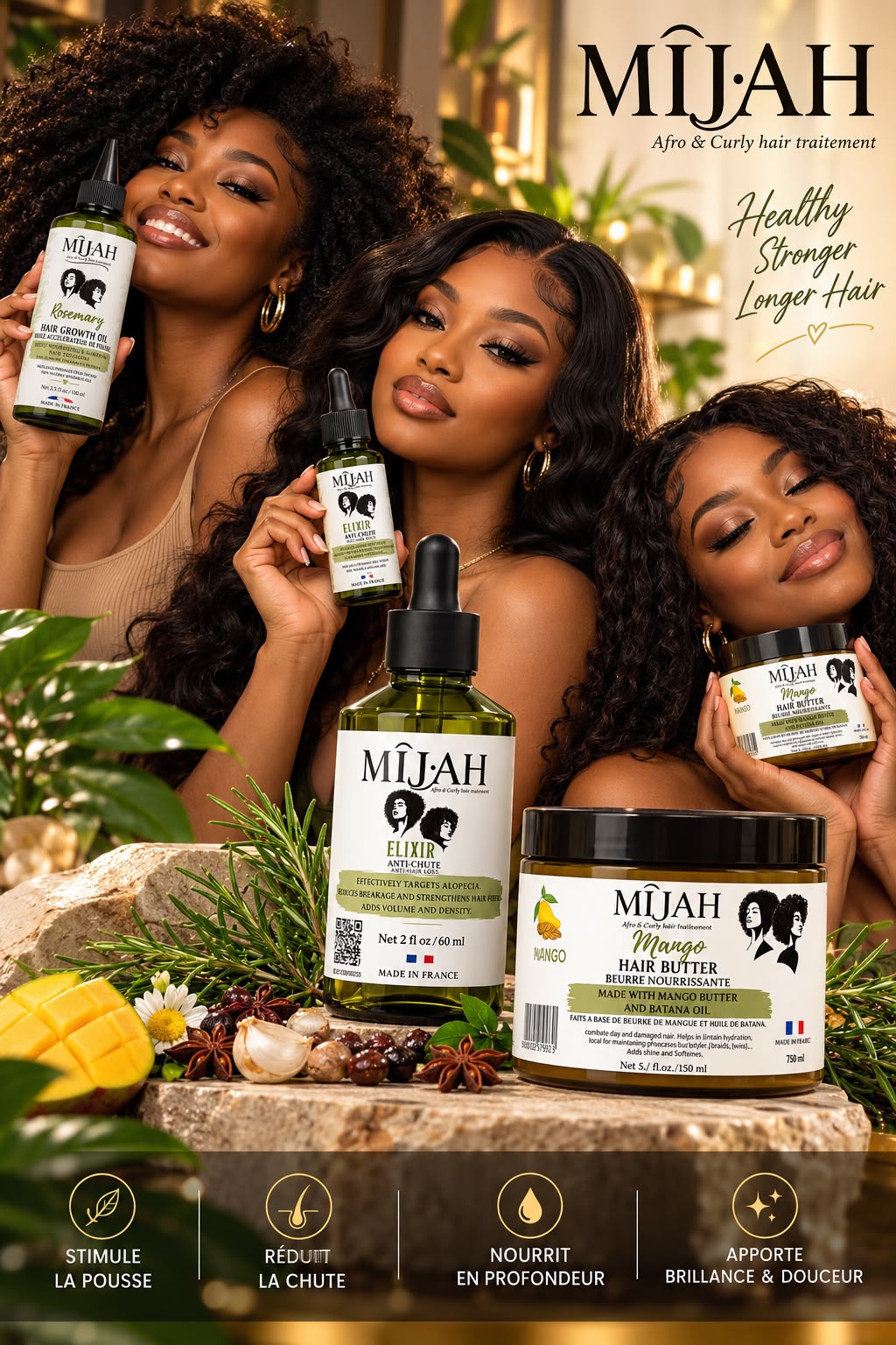 Communauté MÎJAH avec les produits de la marque